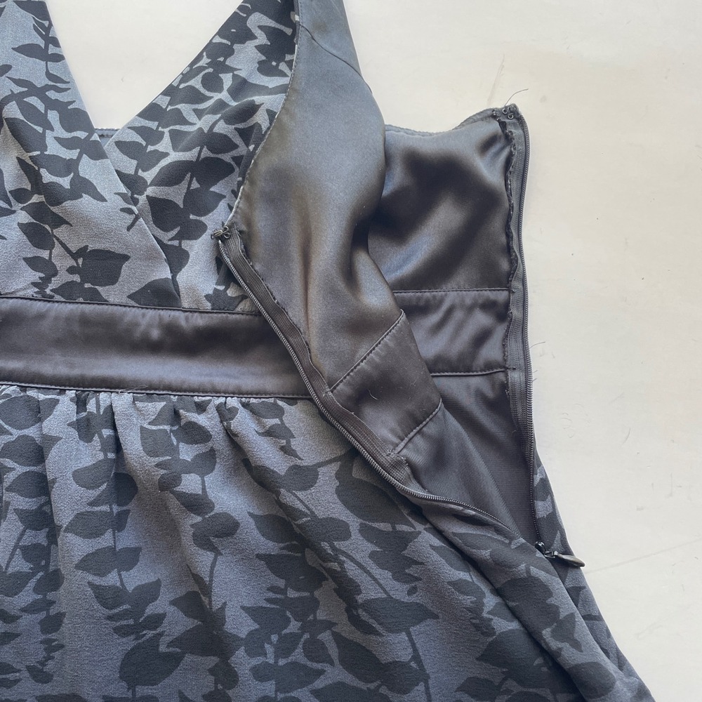 VTG Express Babydoll Halter Top Fairygrunge‎ Vamp Witchy Whimsygoth Silk Size 12 - Picture 6 of 12